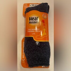 HEAT HOLDERS Thermal Socks Navy TOG 1.6 Men’s Size 7-12 Woman’s 8-13 NEW